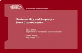 Property & sustainability - OISDoisd.brookes.ac.uk/pressreleases/media/rics2007shiers2.pdf · • EU Directive on Strategic Environmental Assessment (2001) ... performance, monitor
