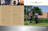 Master of Laws (LL.M.) · The LL.M. curriculum is flexible enough to allow students to explore individual interests while providing a rigorous introduction to the American legal system.