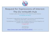 Request for Expressions of Interest: The EU mHealth Hub€¦ · The EU mHealth Hub A project within the framework of the WHO-ITU joint initiative Be He@lthy, Be Mobile The project