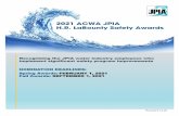 2021 ACWA JPIA H.R. LaBounty Safety Awards€¦ · H.R. LABOUNTY SAFETY AWARDS All nominations must be received by the following deadlines: Spring Awards—February 1, 2021 Fall Awards—September