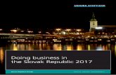 Doing business in the Slovak Republic 2017 - Moore Global · 2018. 1. 18. · Doing business in the Slovak Republic 2017 Moore Stephens Europe 2 Language & religion The official language