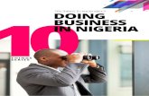 DOING BUSINESS IN NIGERIA - Alpsedge Consulting · BUSINESS IN NIGERIA THINGS SERIES. 1 Do you want to sell goods or render service or both? More than just to make proﬁt, do what