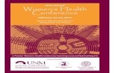 2013 Annual Women’s Health Conferencepharmacyce.unm.edu/.../wmshealth2013_brochure.pdf · Department of Obstetrics & Gynecology & The Office of Continuing Medical Education New