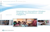 Nutrition-Sensitive Water Supply, Sanitation, and Hygiene€¦ · 2 Nutrition-Sensitive Water Supply, Sanitation, and Hygiene (Spears, Ghosh, and Cumming 2013). The authors suggest