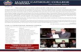 MARIST CATHOLIC COLLEGE€¦ · MARIST CATHOLIC COLLEGE ... Number 15 one school • one family • one community Telephone: 9579 6188 Fax: 9579 6668 ... It is not a distant reality