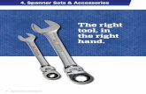 The right tool, in the right hand. TOOLS_Spanners... · 2019. 10. 10. · AC14 7/16 AC26 13/16 AC40 1-1/14 AC16 1/2 AC28 7/8 - - AC18 9/16 AC30 15/16 - - AF set. Long series combination