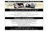 Start your discovery at the GENEALOGY FAIR! Fair Flyer 2018… · GENEALOGY FAIR! Who do you think you are? Presented by the San Angelo Genealogical & Historical Society Tuesday,