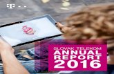 SLOVAK TELEKOM ANNUAL REPORT2016 Slovak Telekom customers use 4G with roaming: Telekom brought customers