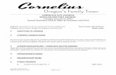 City of Cornelius€¦ · Agenda-January 17, 2017 Page 1 of 2 CORNELIUS CITY COUNCIL REGULAR MEETING AGENDA Tuesday, January 17, 2017 . Council Chambers-1310 N. Adair St-Cornelius,