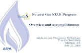 Natural Gas STAR Program Natural Gas STAR 13th Annual ... · Natural Gas STAR Program. The Natural Gas STAR Program is a. flexible, voluntary partnership. between EPA and the oil