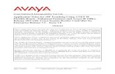 Application Notes for SIP Trunking Using AT&T IP ... - Avaya...(Primary server), an IP500 V2 Expansion System, Voicemail Pro, Avaya one-X® Portal for IP Office, WebRTC gateway, Avaya