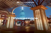 Powercore - Color Kinetics · LED lighting fixtures, efficiently and accurately controlling output directly from line voltage. Powercore increases the operating efficiency, lowers