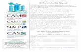 BAAA Designation Scholarship Program 2016 Designati… · BAAA Scholarship Program All BAAA members are invited to apply for one of the four CLASSROOM instructed NAAEI designation