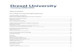 Table of Contents The College Nursing and Health Professions · Table of Contents The College Nursing and Health Professions Undergraduate Programs About The College of Nursing and