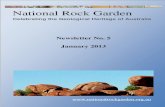 National Rock Garden Newsletter No. 5 National Rock Garden · The prime scenic attraction within the national park is the extraordinary array of banded, beehive-shaped cone towers