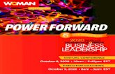 POWER FORWARD...2020 National DIVERSITYWOMEN’S BUSINESS LEADERSHIP CONFERENCE year annive POWER FORWARD rsary 3 2020 National Diversity Women’s Leadership Conference Presented