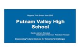 Regents Test Scores June 2016 Putnam Valley High School€¦ · Regents Test Scores June 2016 . Benchmark Districts: ... PVHS 2012-2016 Graduation Rates . Congratulations ! Mariana