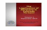 2016 FINAL Legalization of Marijuana in Colorado The Impact · 2006 – 2008: Medical marijuana pre‐commercialization era 2009 – Present: Medical marijuana commercialization and
