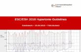 ESC/ESH 2018 Hypertonie Guidelines · 2018. 9. 28. · Attack Trial (ALLHAT), 2002 [22] Average of 2 seated BP measurements. Anglo-Scandinavian Cardiac Outcome Trial (ASCOT) 2001