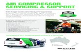 AIR COMPRESSOR SERVICING & SUPPORT · p Sullair offers a range of Innovative Training services, giving your employees a knowledge of air compressor operation, maintenance and repair