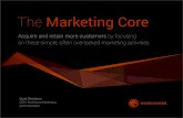 The Marketing Core - People Fund...The Marketing Core Acquire and retain more customers by focusing ... Email Marketing / Automation 4. Social Media Management 5. Online Reputation