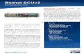 Seanet SCUv5 - Surface Control Unit · 2020. 1. 20. · Seanet SCUv5 Surface Control Unit Document: 0581-SOM-00004, Issue: 01 To ensure the Seanet SCU provides a reliable, rugged