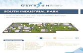 SOUTH INDUSTRIAL PARK - Greater Oshkosh EDCgreateroshkosh.com/wp-content/uploads/South_P3.pdf · SOUTH INDUSTRIAL PARK Greater Oshkosh Economic Development Corporation (920) 230-3321