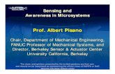 Prof. Albert Pisano - DTIC · Prof. Albert Pisano Chair, Department of Mechanical Engineering, FANUC Professor of Mechanical Systems, and Director, Berkeley Sensor & Actuator Center