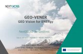 GEO-VENERnextgeoss.eu/wp-content/uploads/GEO-VENER-Perspectives-First-NextGEOSS... · • Process Copernicus Atmosphere Monitoring Service (CAMS) services to provide time series of
