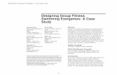 Designing Group Fitness Swimming Exergames: A Case Study · secures a water-proof smartphone on their upper arm with an armband, and wears water-proof headphones (see Figure4). Swimming