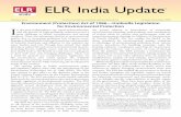 ELR India Update · The turning point in India’s environmental policy and regulatory regime came with the introduction of the Environment (Protection) Act of 1986 (EPA). The EPA