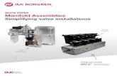 WHITE PAPER Manifold Assemblies Simplifying valve ...€¦ · 04/05/2018  · Simplifying valve installations Easy of assembly Cost effectiveness. 2 A white paper ... these has to
