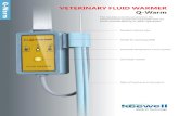 VETERINARY FLUID WARMER Q-Warm The best&economical ... · The best&economical solution for veterinarians to prevent hypothermia for small animals during or after operation Standard
