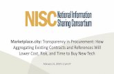 Transparency in Procurement: How Aggregating Existing ... · 2/7/2016  · Transparency in Procurement: How Aggregating Existing Contracts and References Will Lower Cost, Risk, and