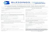 Blessings Trip Application€¦ · PRODUCT AVAILABILITY AND TRIP DEPARTURE DATE. ... If you want Blessings to provide additional documentation, we will be glad to do that. We need