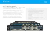 The Neutron Series Gigabit Managed PoE+ Switches · 2017. 1. 10. · EzMaster scales with your growing business needs. Manage 1,000+ Neutron EWS Access Points and Switches and 10,000+