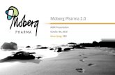Moberg Pharma 2d1q0gh225dp9f5.cloudfront.net/sites/default/files/... · Moberg Pharma 2.0 Direct sales through all major U.S. retailers and di stributorsales in 30+ markets, with