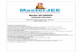 Max. Marks: 180 JEE-ADVANCE-2014-P1-Model · JEE-ADVANCE-2014-P1-Model Space for rough work . Page 3 PHYSICS Max Marks: 60 SECTION-1 (ONE OR MORE OPTIONS CORRECT TYPE) This section