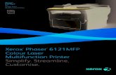 Phaser 6121MFP A4 Multifunction Printer Phaser 6121.pdf · Colour Laser Multifunction Printer ... scanners and printers with a single device that delivers business-class features