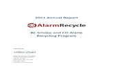 2011 Annual Report BC Smoke and CO Alarm Recycling Program€¦ · 2011 Annual Report BC Smoke and CO Alarm Recycling Program Prepared by: Mark Kurschner, President Product Care Association