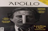 APRIL 2016 £6.95 APOLLO THE INTERNATIONAL ART MAGAZINE ...€¦ · APRIL 2016 £6.95 APOLLO THE INTERNATIONAL ART MAGAZINE Zurich: Dada and David Chipperfield Does art ... 8 April-5