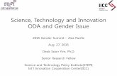 Science, Technology and Innovation ODA and Gender Issue€¦ · Science, Technology and Innovation ODA and Gender Issue 2015 Gender Summit – Asia Pacific Aug. 27, 2015 Deok Soon