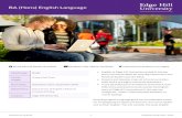 BA (Hons) English Language · and its variation as well as social issues such as the interpretation and analysis of accent and dialect. The core modules introduce and consolidate
