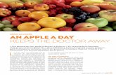 SOUS LA LOUPE AN APPLE A DAY KEEPS THE DOCTOR AWAY · 2019. 10. 24. · cool naturellement présents dans certains fruits tels que le sorbitol dans les pommes, le xylitol dans les