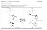 NFB, NFX Installation Instructions - Belimo · 2020. 5. 2. · Installation Instructions Mechanical Installation Manual Override The NFB, NFXX series actuators can be manually positioned