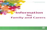 Information for families and carers | Mental Health | Metro North Hospital and Health … · 2020. 7. 27. · recovery. To build the resilience of, and empower people with mental