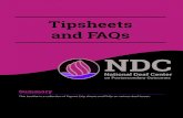 Tipsheets and FAQs - National Deaf Center€¦ · their hearing loss, understand their rights and responsibilities, and master the various technologies and techniques that can assist