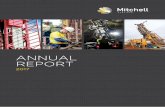 ANNUAL REPORT - Mitchell Services · 2018. 11. 27. · annual report 2017 annual report 2017 current business summary 200+ experienced employees total recordable injury frequency