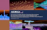 Arizona’s Public Water System Screening for ...static.azdeq.gov/wqd/reports/pfoapfosepareport_final.pdfThe Arizona Department of Environmental Quality (ADEQ) prepared this report
