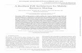 A Resilient P2PArchitecture for Mobile Resource Sharing · management [1], heterogeneous resource sharing [2, 3] and mobileserviceprovisioning[4].P2Psystemsaimtoutilizeself-organizing